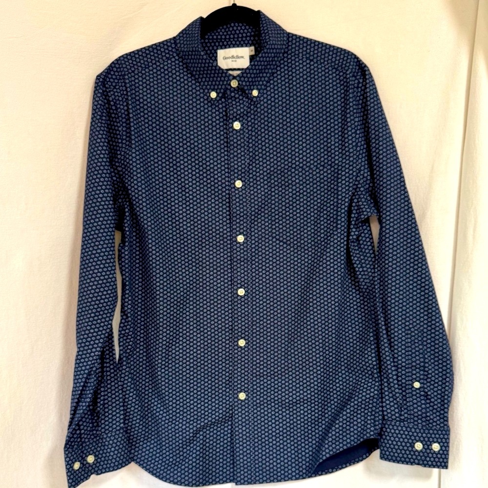 Navy Blue Button Down Shirt